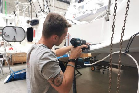 Dernier chantier avant le Vendée Globe